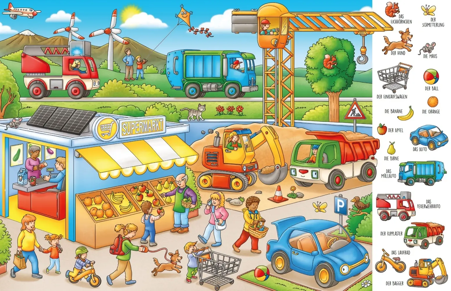 Bild: 9783985851287 | Erste Wörter Wimmelbuch | Max Walther | Buch | 14 S. | Deutsch | 2023