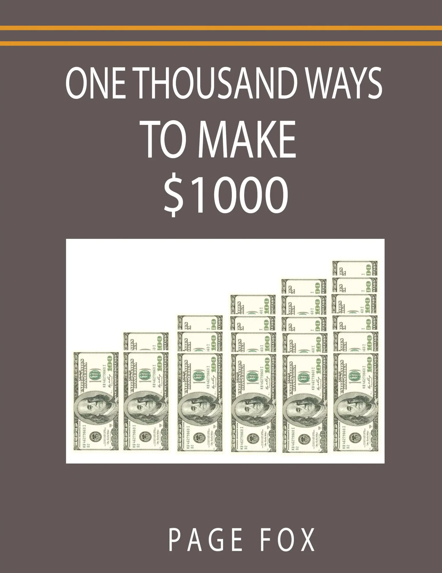 Cover: 9789563101287 | One Thousand Ways to Make $1000 | Page Fox (u. a.) | Taschenbuch