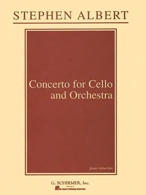 Cover: 9780793531387 | Concerto for Cello and Orchestra: Piano Reduction | S. Albert | Buch