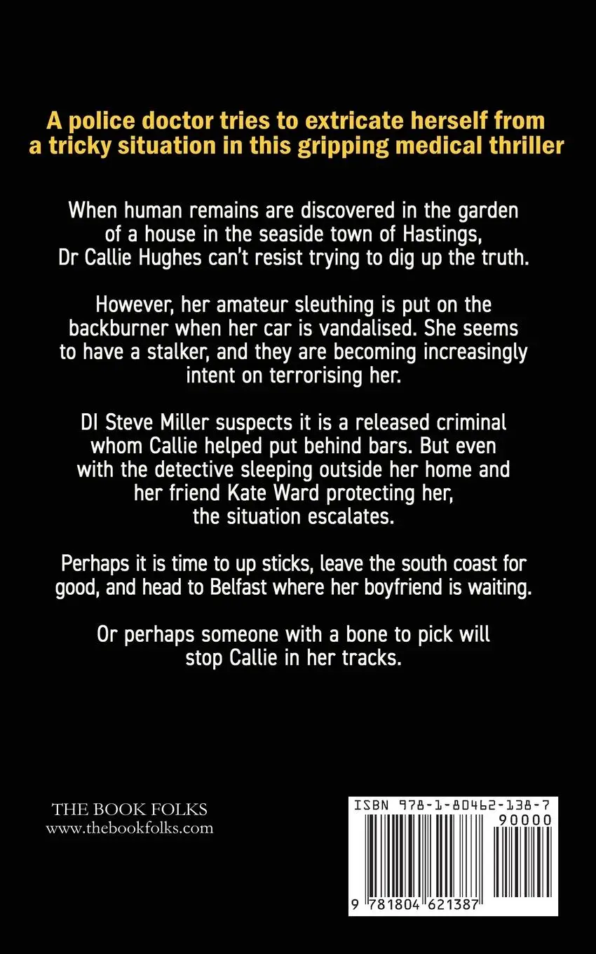 Rückseite: 9781804621387 | BONES OF CONTENTION | A police doctor is out on a limb | Candy Denman