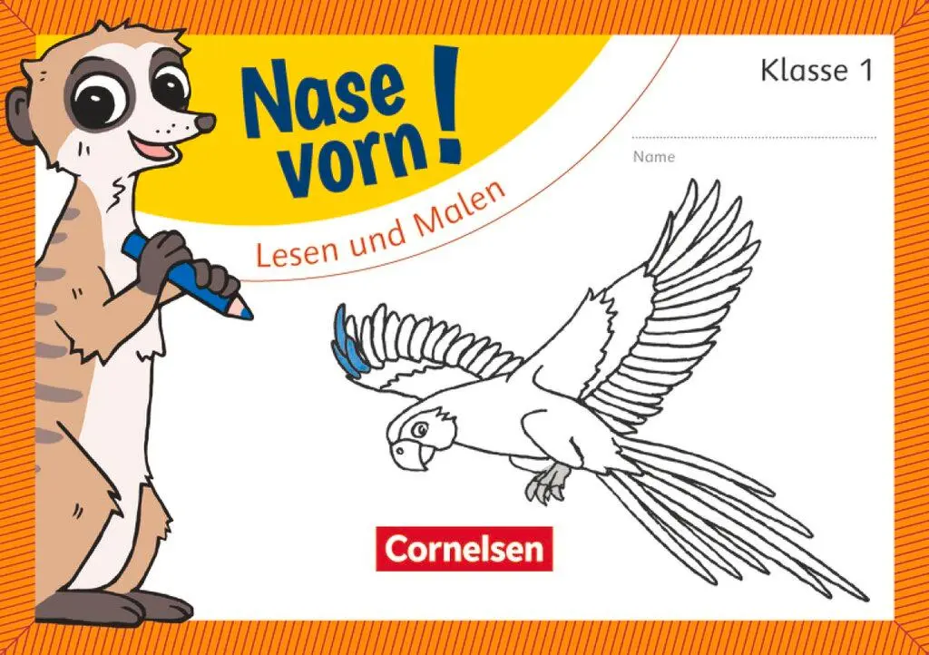 Cover: 9783060841387 | Nase vorn! - Erstlesen 1. Schuljahr - Lesen und Malen | Übungsheft