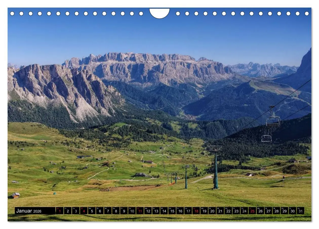 Bild: 9783516021387 | Das Grödner Tal - Im Herzen der Dolomiten (Wandkalender 2026 DIN A4...