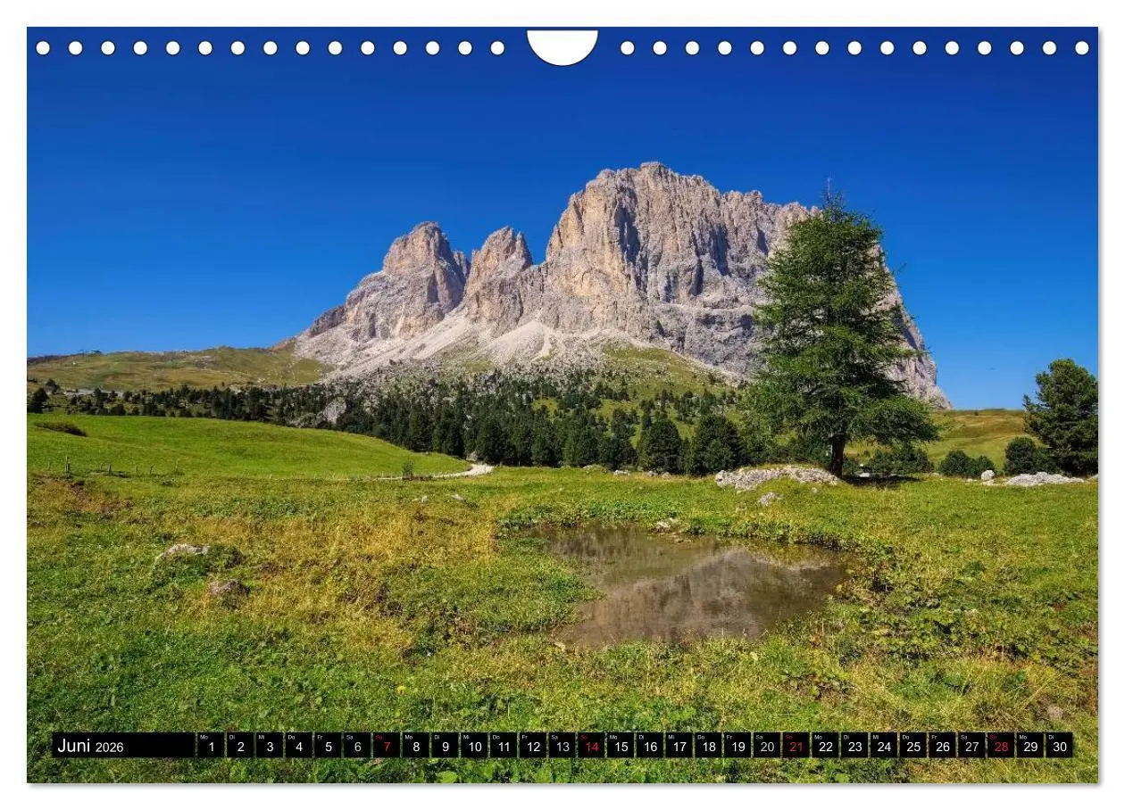 Bild: 9783516021387 | Das Grödner Tal - Im Herzen der Dolomiten (Wandkalender 2026 DIN A4...