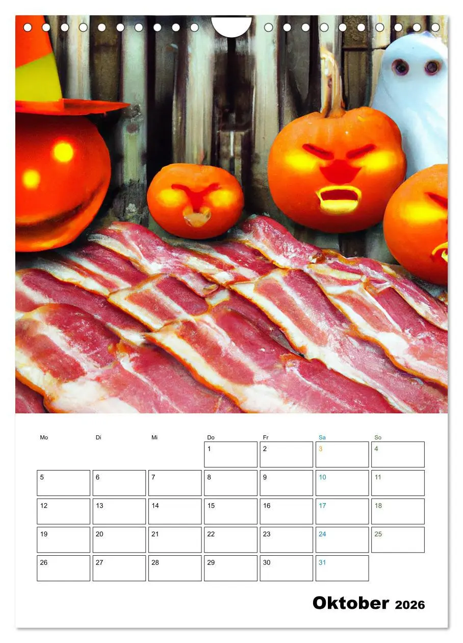 Bild: 9783516331387 | Bacon Kalender - Wir lieben Bacon (Wandkalender 2026 DIN A4 hoch),...