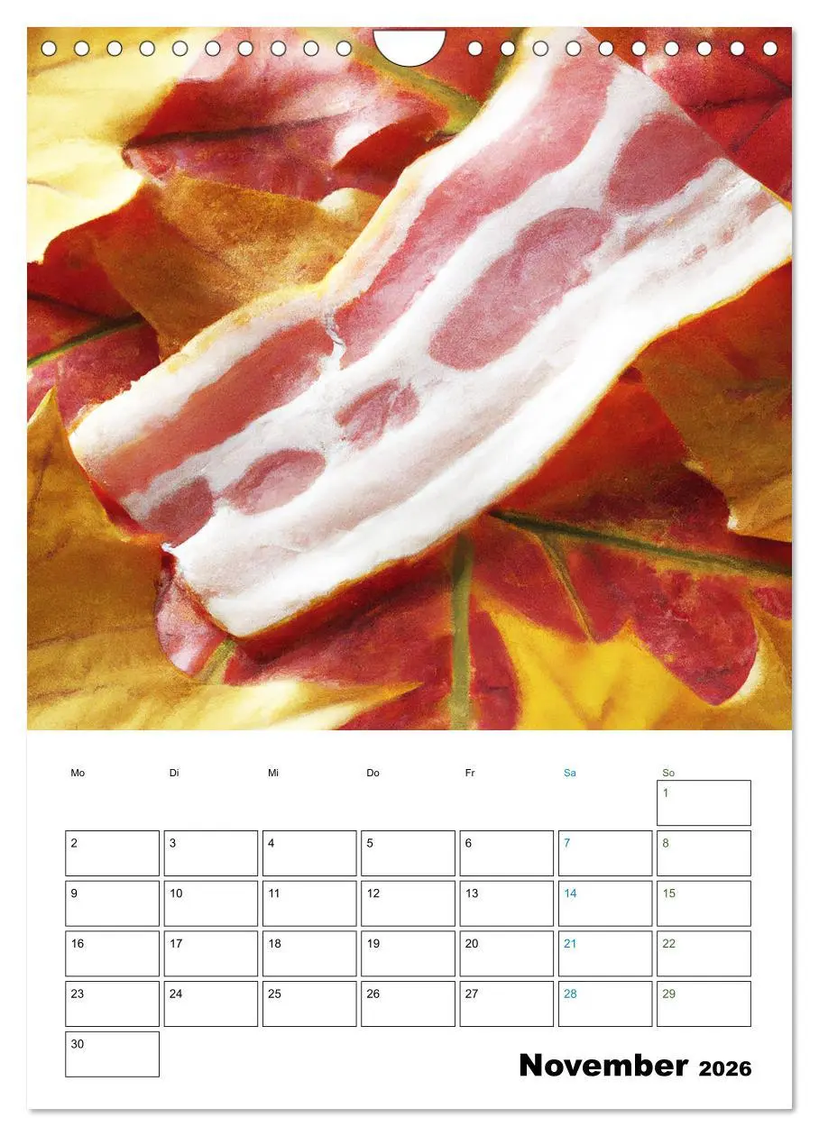 Bild: 9783516331387 | Bacon Kalender - Wir lieben Bacon (Wandkalender 2026 DIN A4 hoch),...