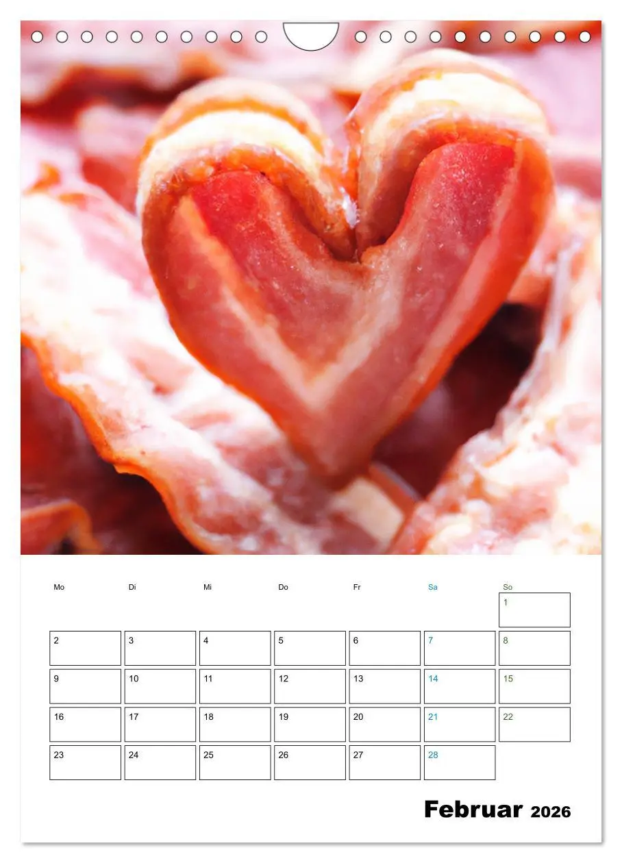 Bild: 9783516331387 | Bacon Kalender - Wir lieben Bacon (Wandkalender 2026 DIN A4 hoch),...