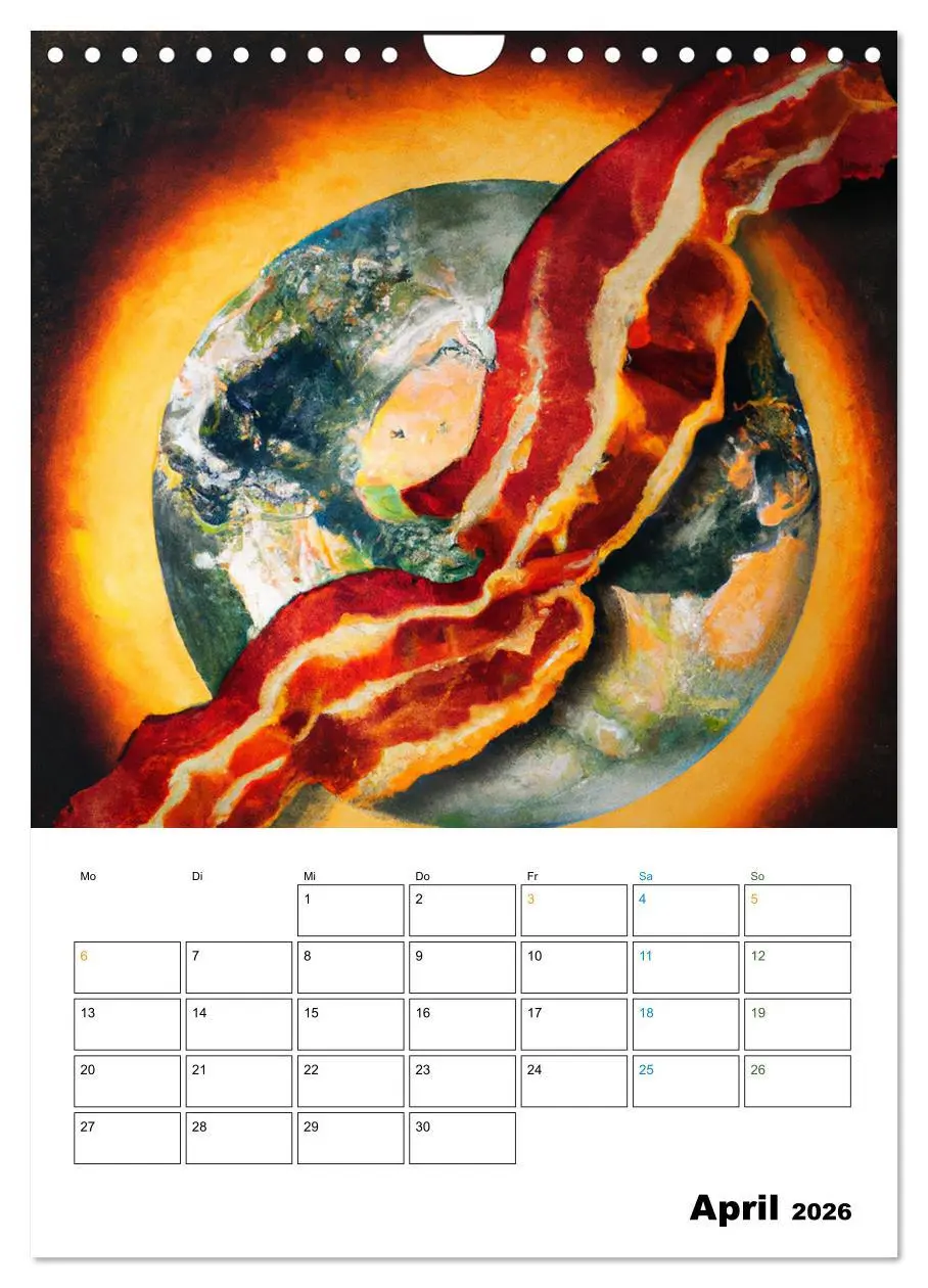 Bild: 9783516331387 | Bacon Kalender - Wir lieben Bacon (Wandkalender 2026 DIN A4 hoch),...