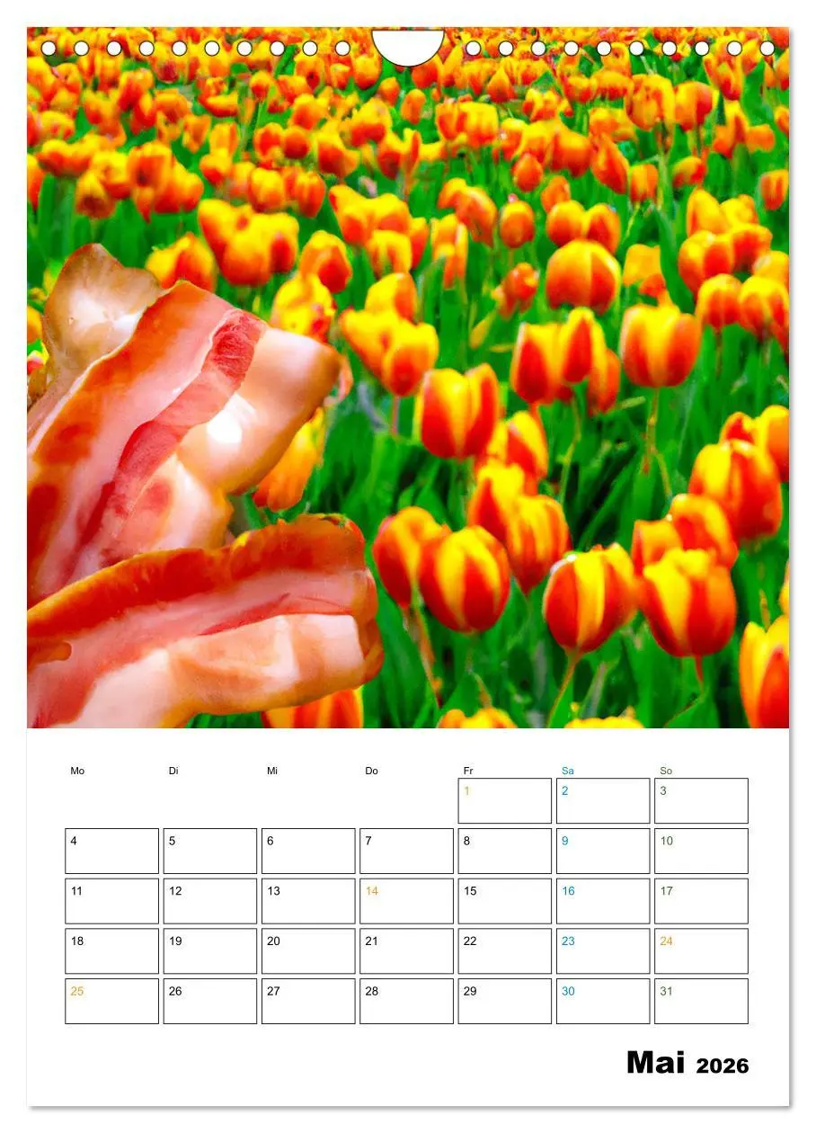 Bild: 9783516331387 | Bacon Kalender - Wir lieben Bacon (Wandkalender 2026 DIN A4 hoch),...