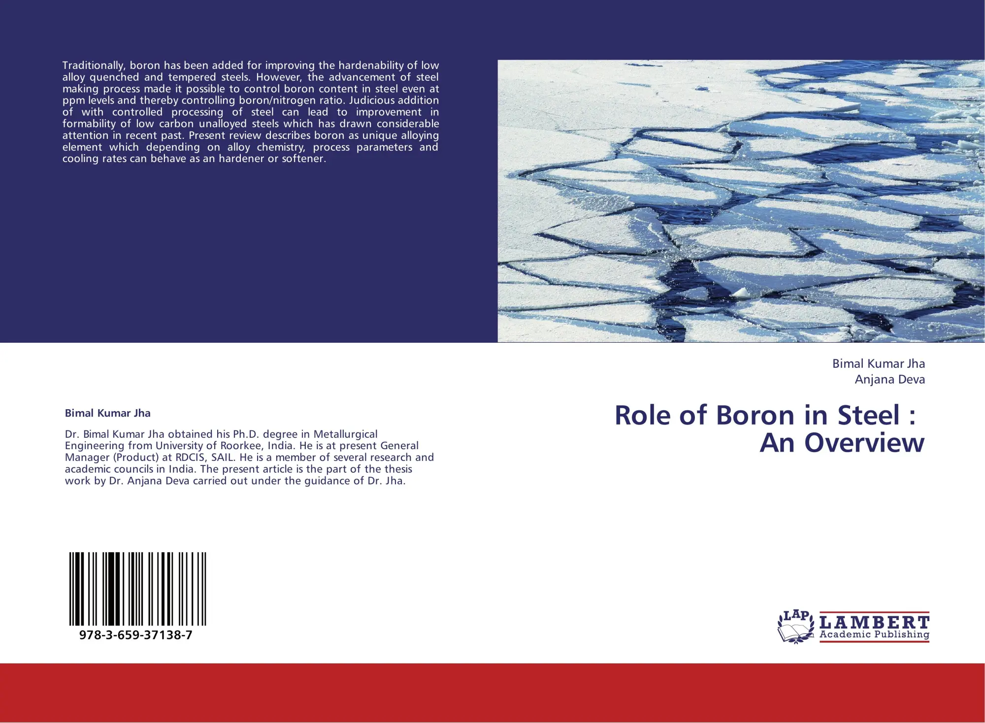 Cover: 9783659371387 | Role of Boron in Steel : An Overview | Bimal Kumar Jha (u. a.) | Buch
