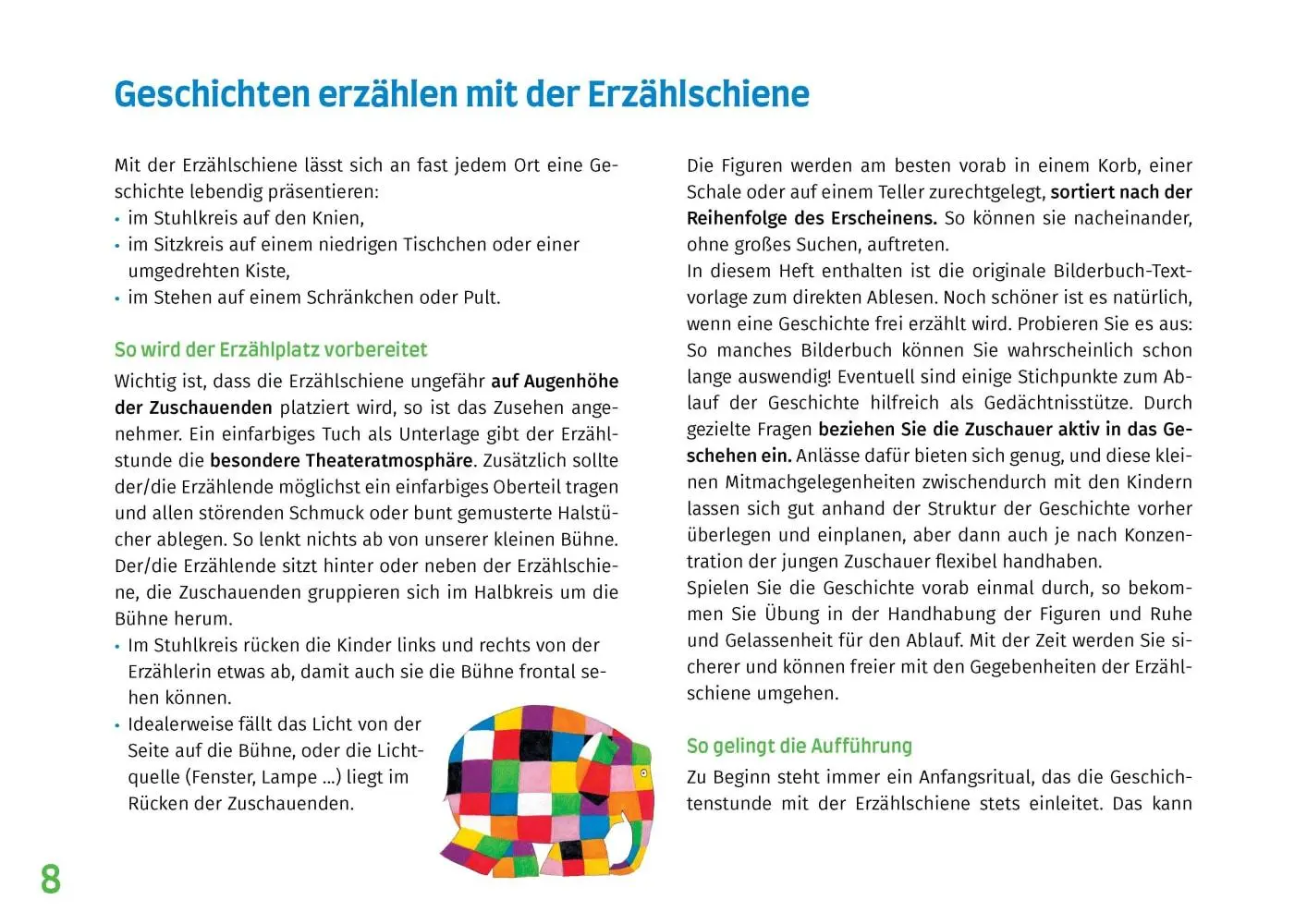 Bild: 4260694921487 | Elmar. Erzählschienen-Figurenset | David McKee | Broschüre | 12 S.