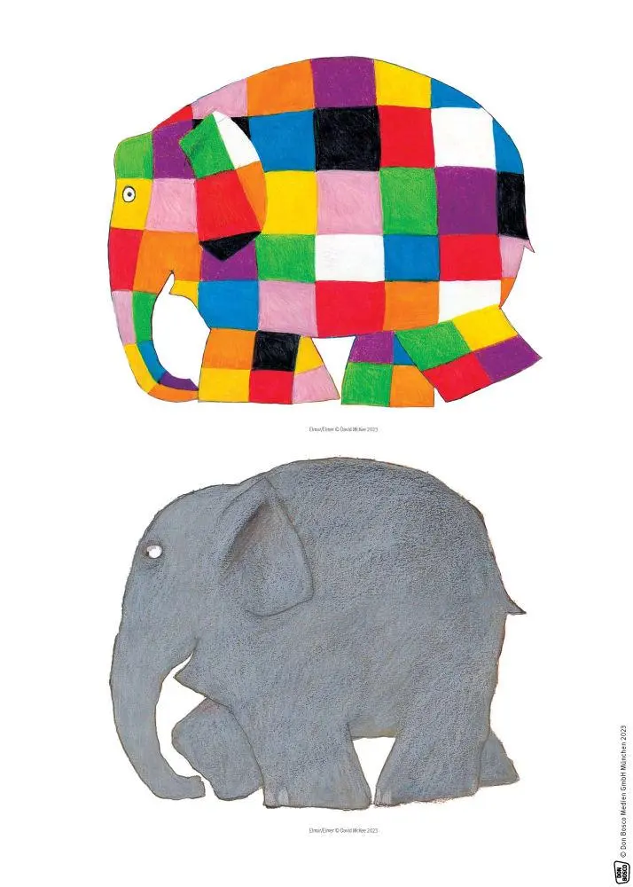 Bild: 4260694921487 | Elmar. Erzählschienen-Figurenset | David McKee | Broschüre | 12 S.