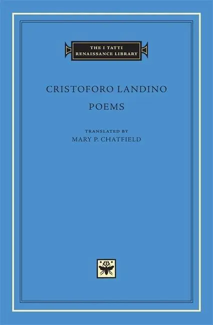 Cover: 9780674031487 | Cristoforo Landino Poems | Cristoforo Landino | Buch | Gebunden | 2008