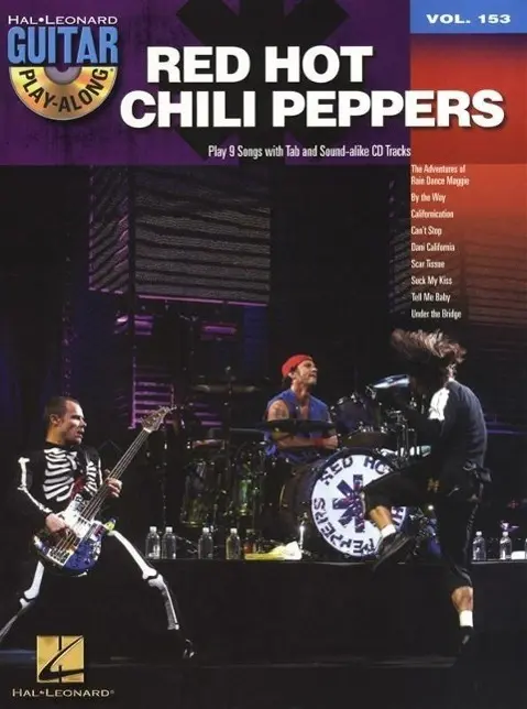 Cover: 9781458421487 | Red Hot Chili Peppers Guitar Play-Along Volume 153 Book/Online Audio