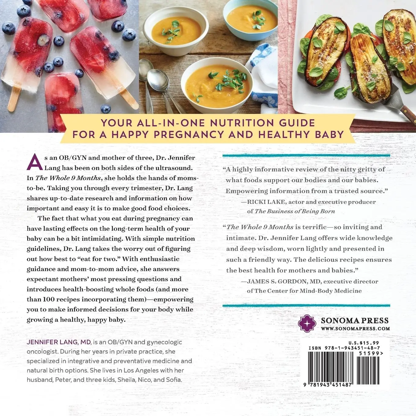Rückseite: 9781943451487 | The Whole 9 Months | A Week-By-Week Pregnancy Nutritional Guide | Buch