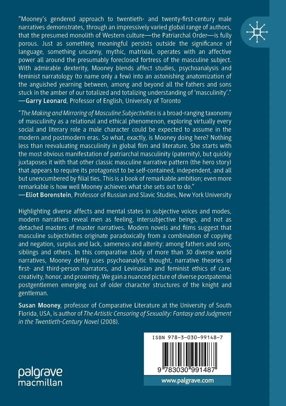 Rückseite: 9783030991487 | The Making and Mirroring of Masculine Subjectivities | Susan Mooney