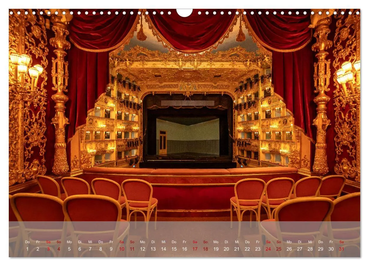 Bild: 9783457471487 | Teatro La Fenice (Wandkalender 2026 DIN A3 quer), CALVENDO...