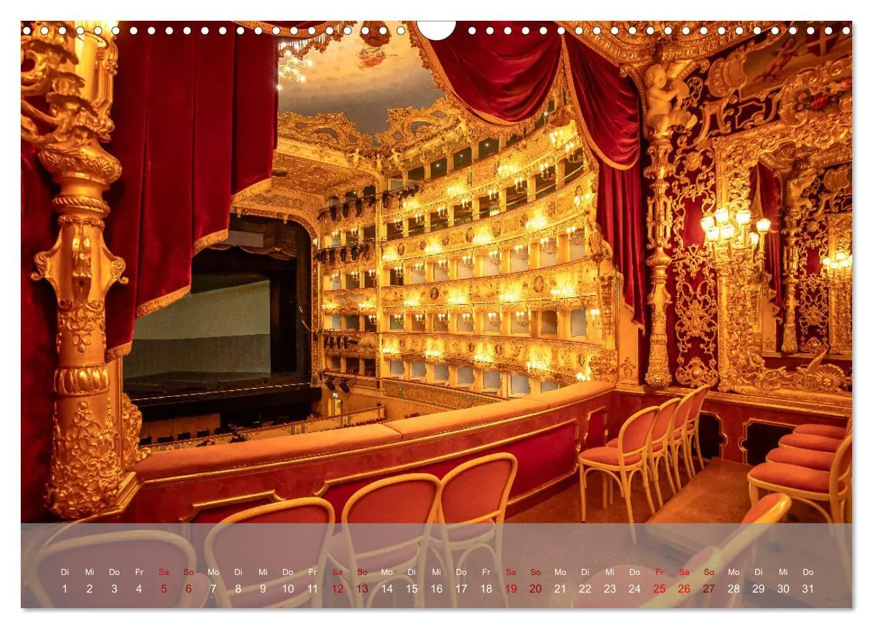 Bild: 9783457471487 | Teatro La Fenice (Wandkalender 2026 DIN A3 quer), CALVENDO...