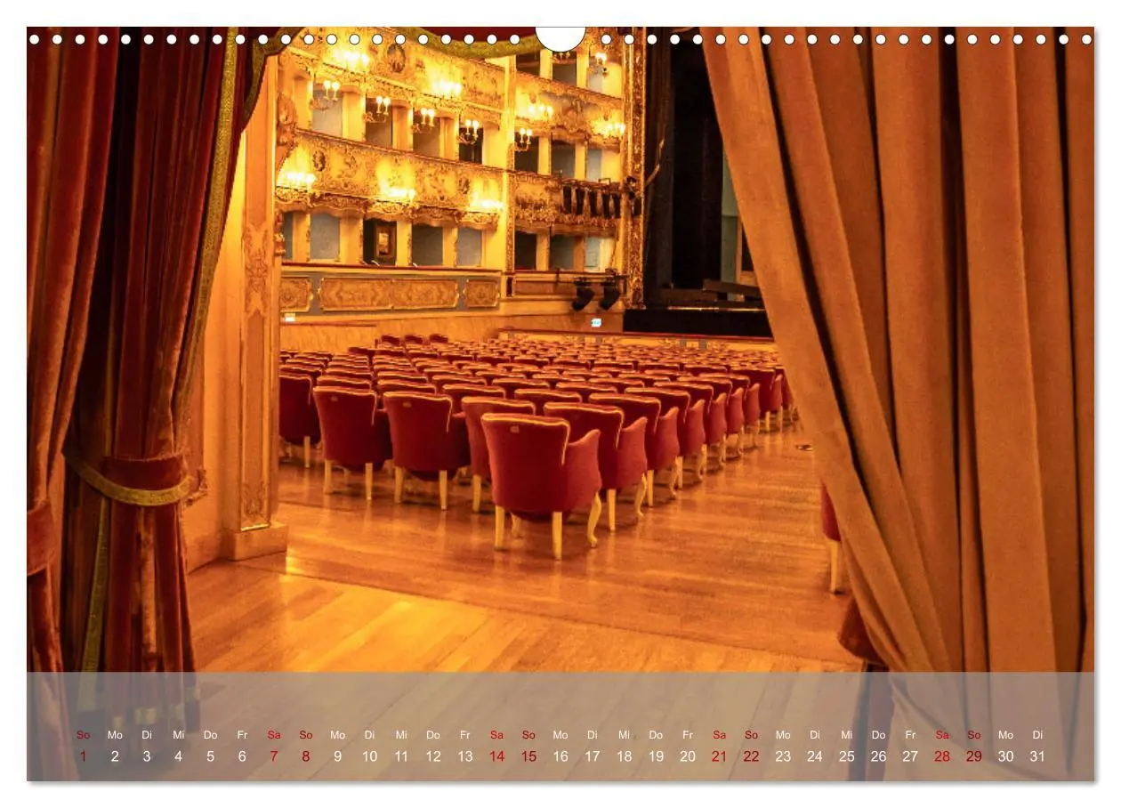 Bild: 9783457471487 | Teatro La Fenice (Wandkalender 2026 DIN A3 quer), CALVENDO...