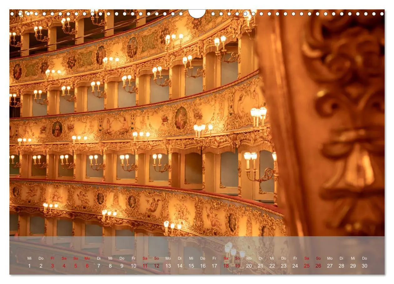 Bild: 9783457471487 | Teatro La Fenice (Wandkalender 2026 DIN A3 quer), CALVENDO...