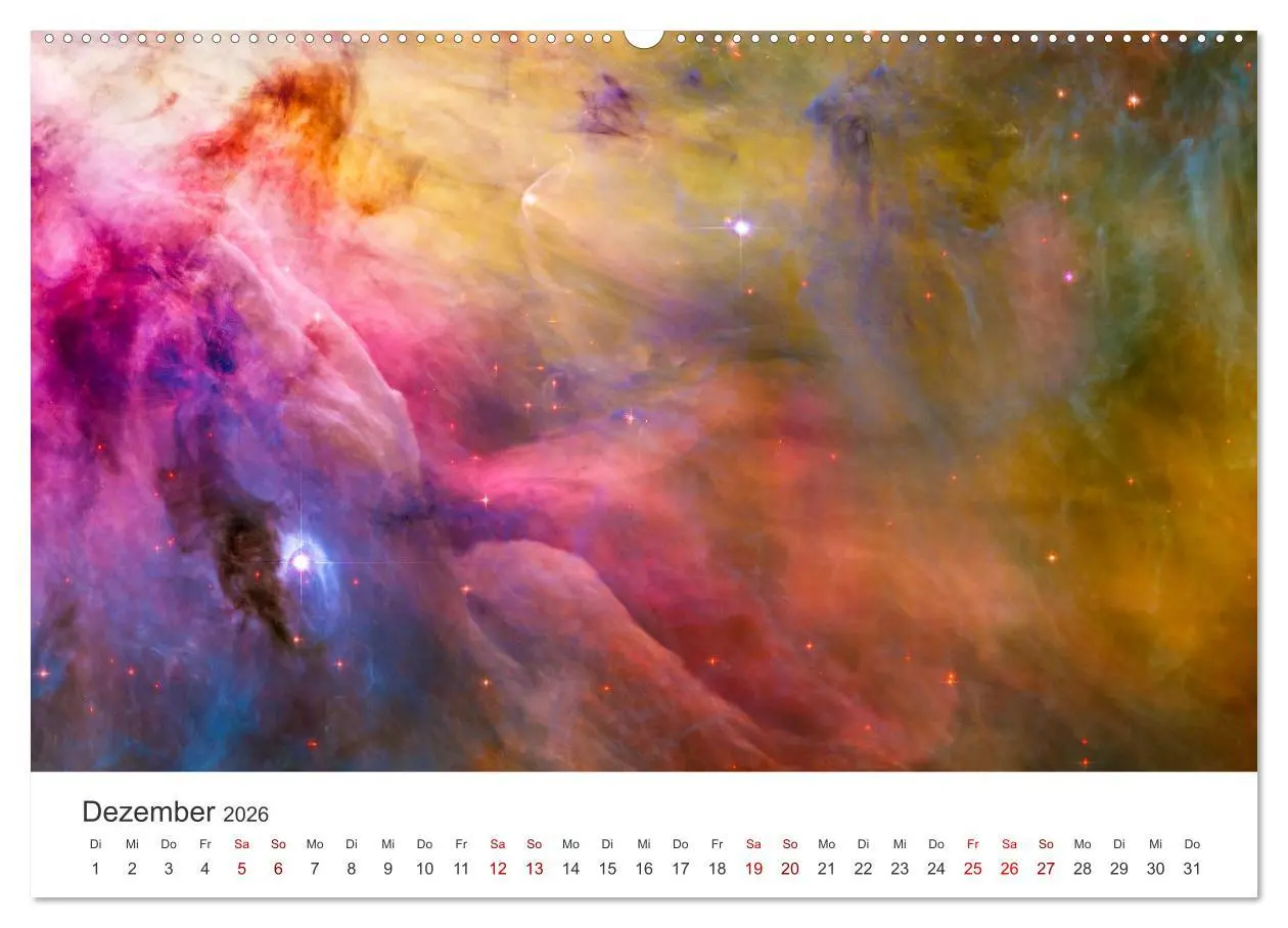 Bild: 9783457541487 | Nebel &amp; Galaxien - Faszination Weltraum (Wandkalender 2026 DIN A2...