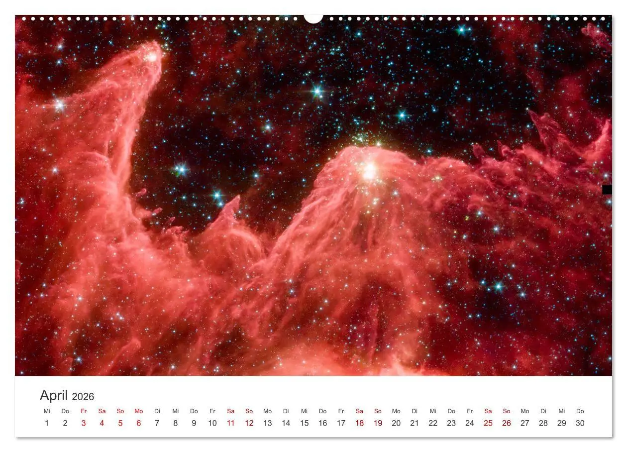 Bild: 9783457541487 | Nebel &amp; Galaxien - Faszination Weltraum (Wandkalender 2026 DIN A2...