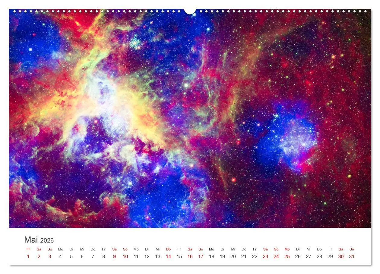 Bild: 9783457541487 | Nebel &amp; Galaxien - Faszination Weltraum (Wandkalender 2026 DIN A2...