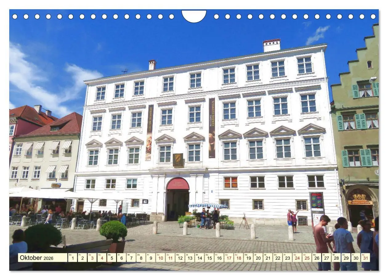 Bild: 9783457781487 | Unterwegs in Landshut (Wandkalender 2026 DIN A4 quer), CALVENDO...
