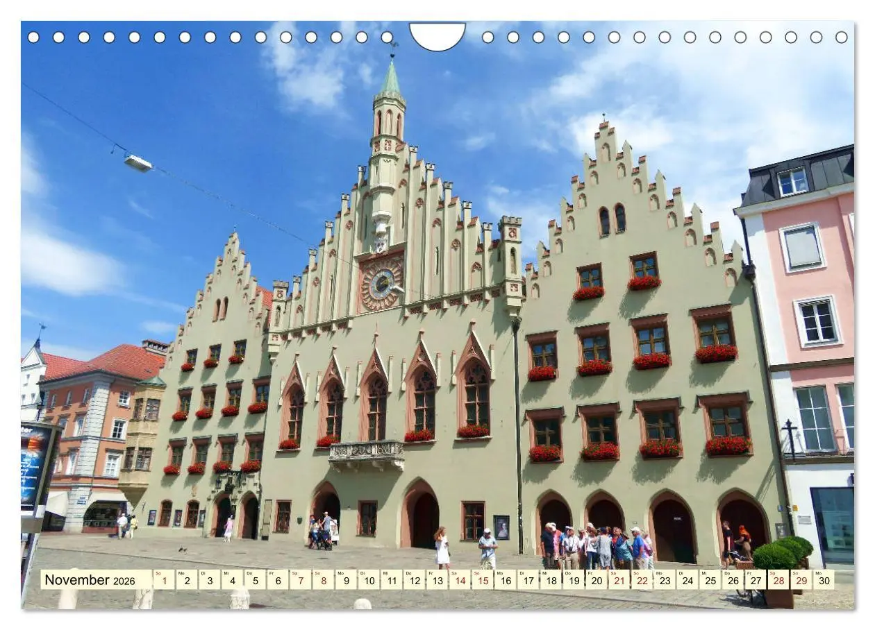 Bild: 9783457781487 | Unterwegs in Landshut (Wandkalender 2026 DIN A4 quer), CALVENDO...