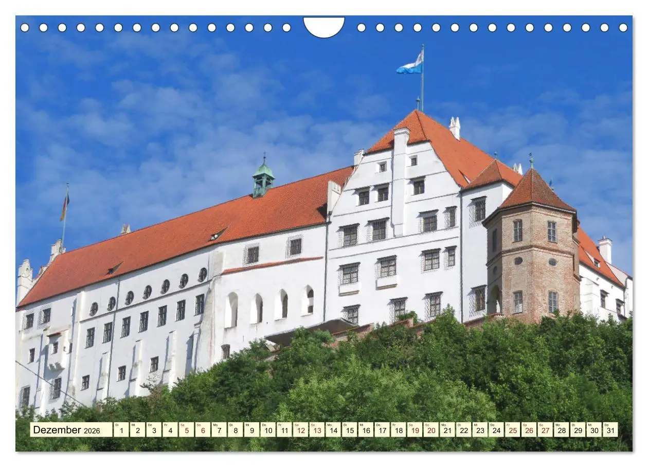 Bild: 9783457781487 | Unterwegs in Landshut (Wandkalender 2026 DIN A4 quer), CALVENDO...