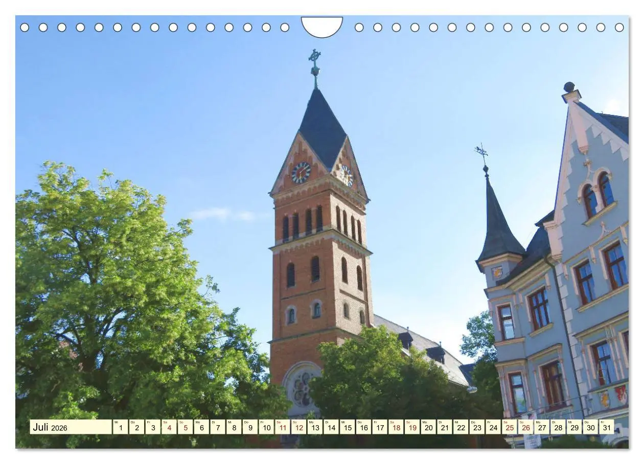 Bild: 9783457781487 | Unterwegs in Landshut (Wandkalender 2026 DIN A4 quer), CALVENDO...