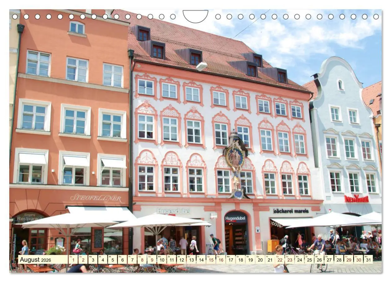 Bild: 9783457781487 | Unterwegs in Landshut (Wandkalender 2026 DIN A4 quer), CALVENDO...