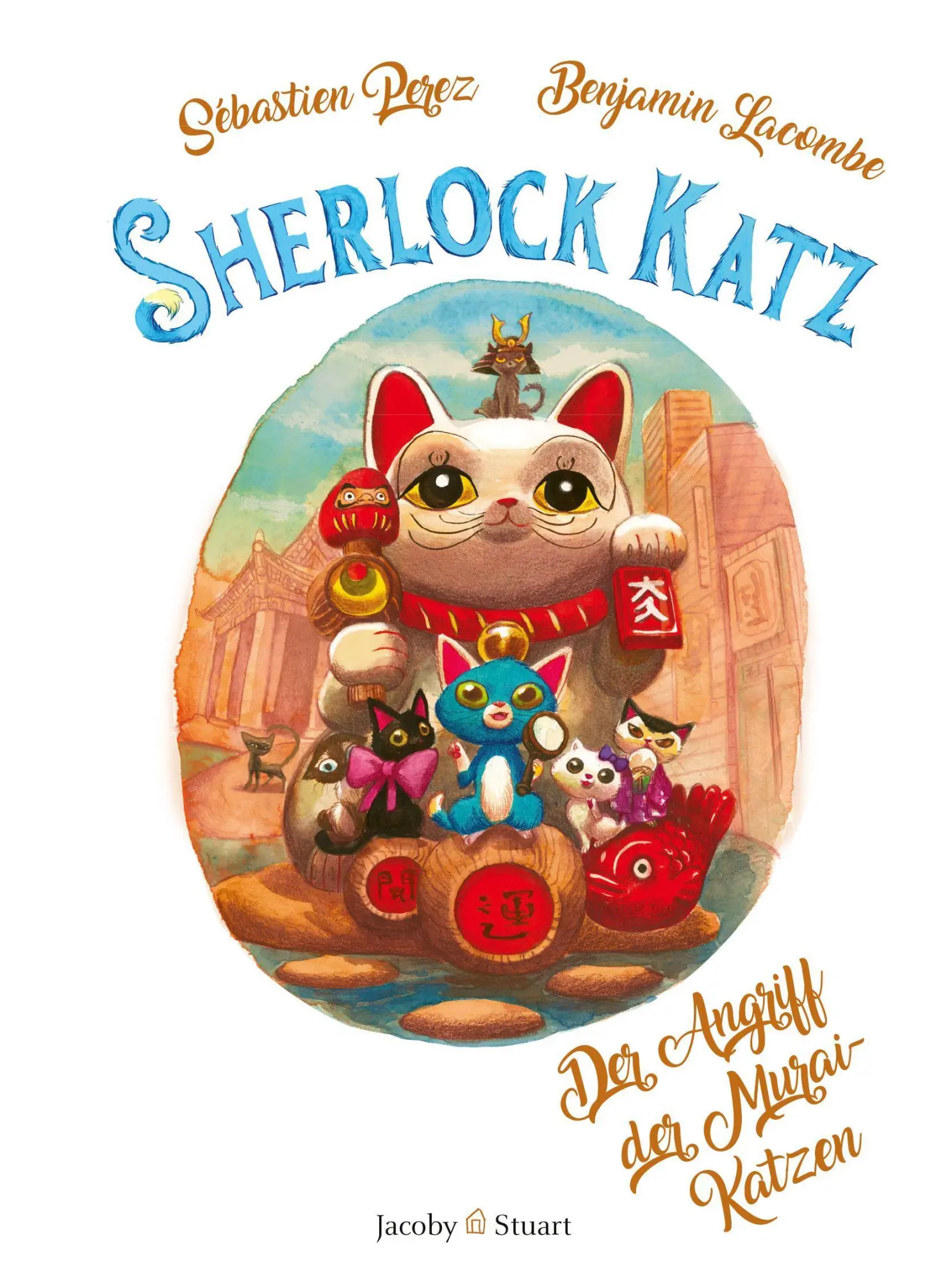 Cover: 9783964281487 | Sherlock Katz | Band 3: Der Angriff der Samurai-Katzen | Perez | Buch