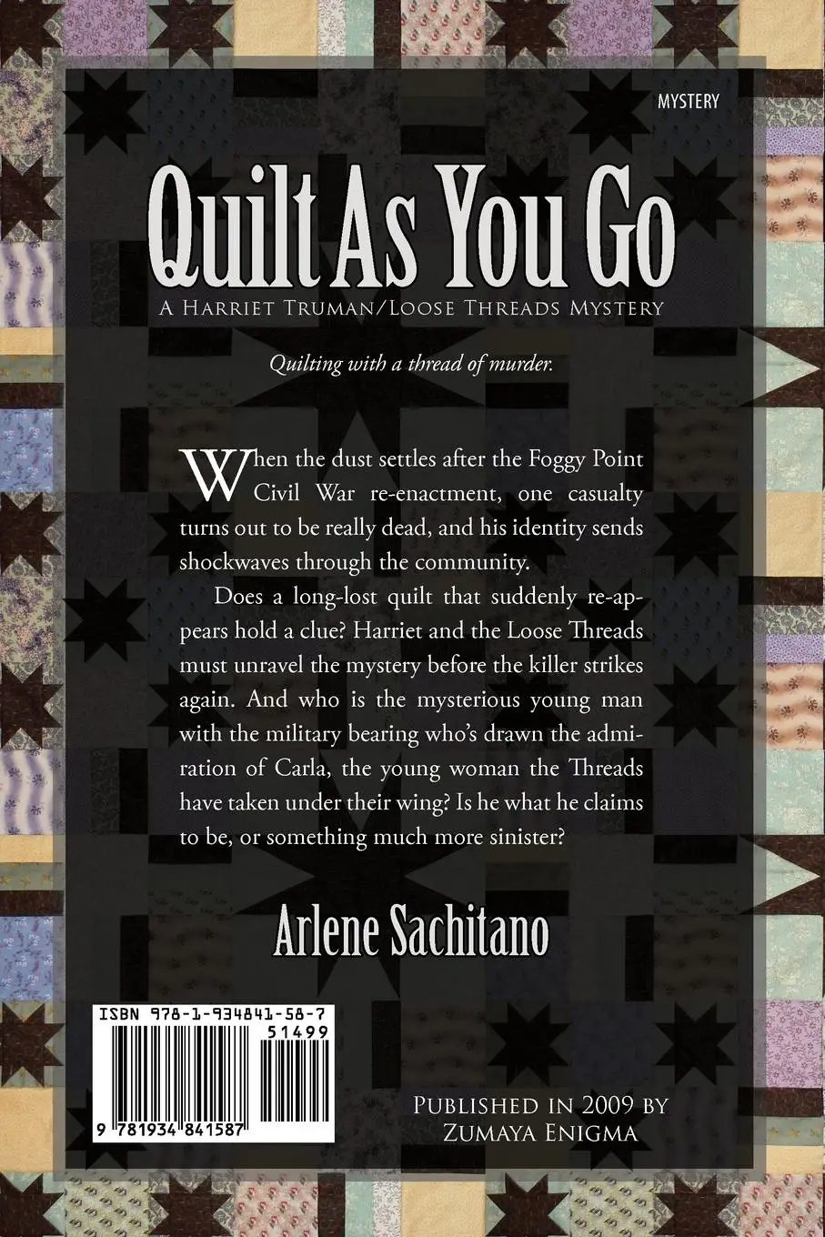 Rückseite: 9781934841587 | Quilt as You Go | Arlene Sachitano | Taschenbuch | Englisch | 2009