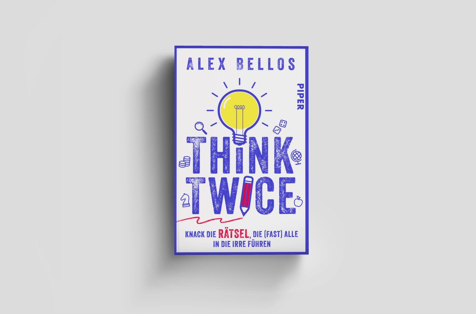 Bild: 9783492321587 | Think Twice | Alex Bellos | Taschenbuch | 208 S. | Deutsch | 2025