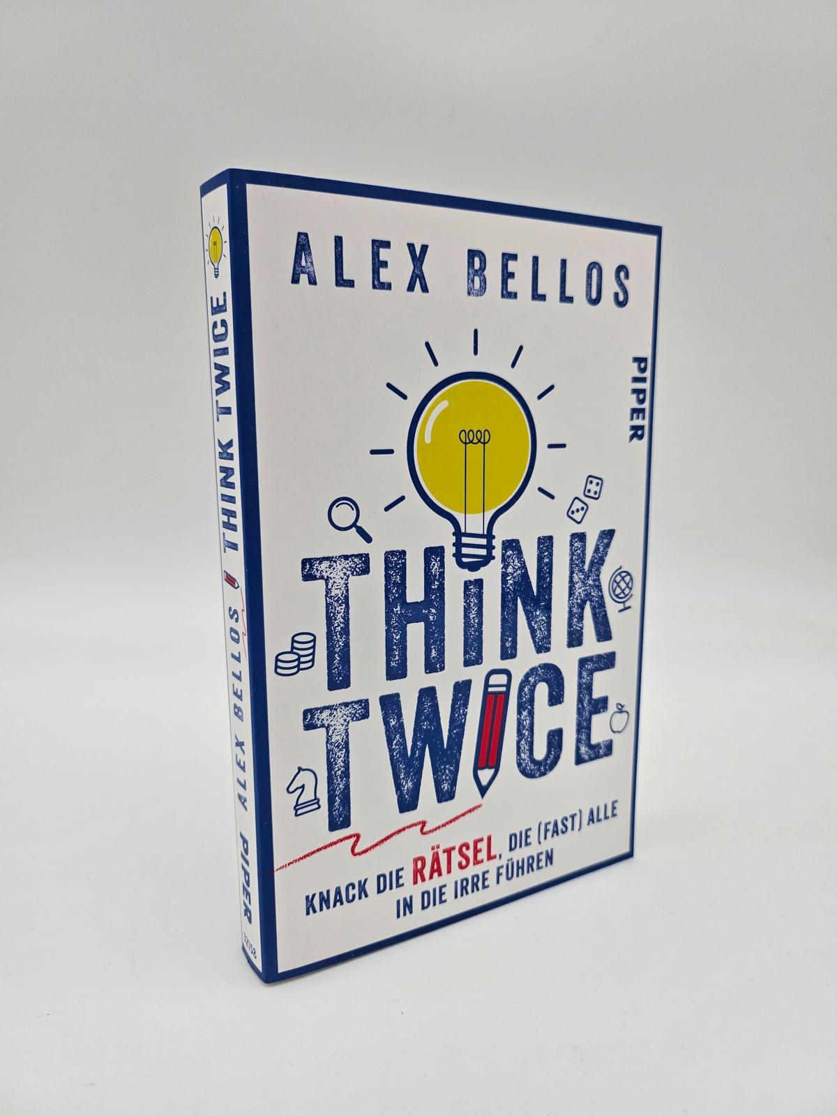 Bild: 9783492321587 | Think Twice | Alex Bellos | Taschenbuch | 208 S. | Deutsch | 2025