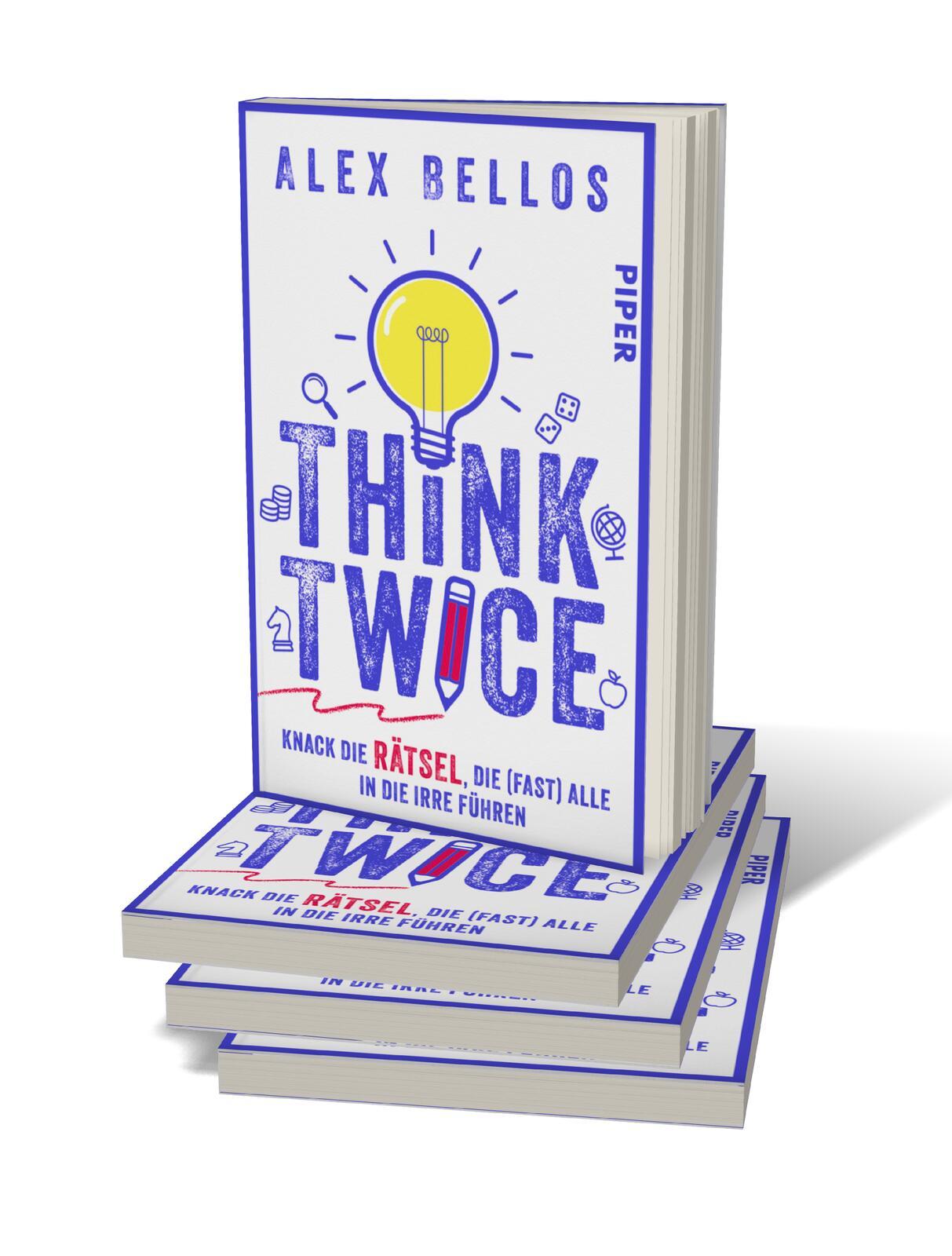 Bild: 9783492321587 | Think Twice | Alex Bellos | Taschenbuch | 208 S. | Deutsch | 2025