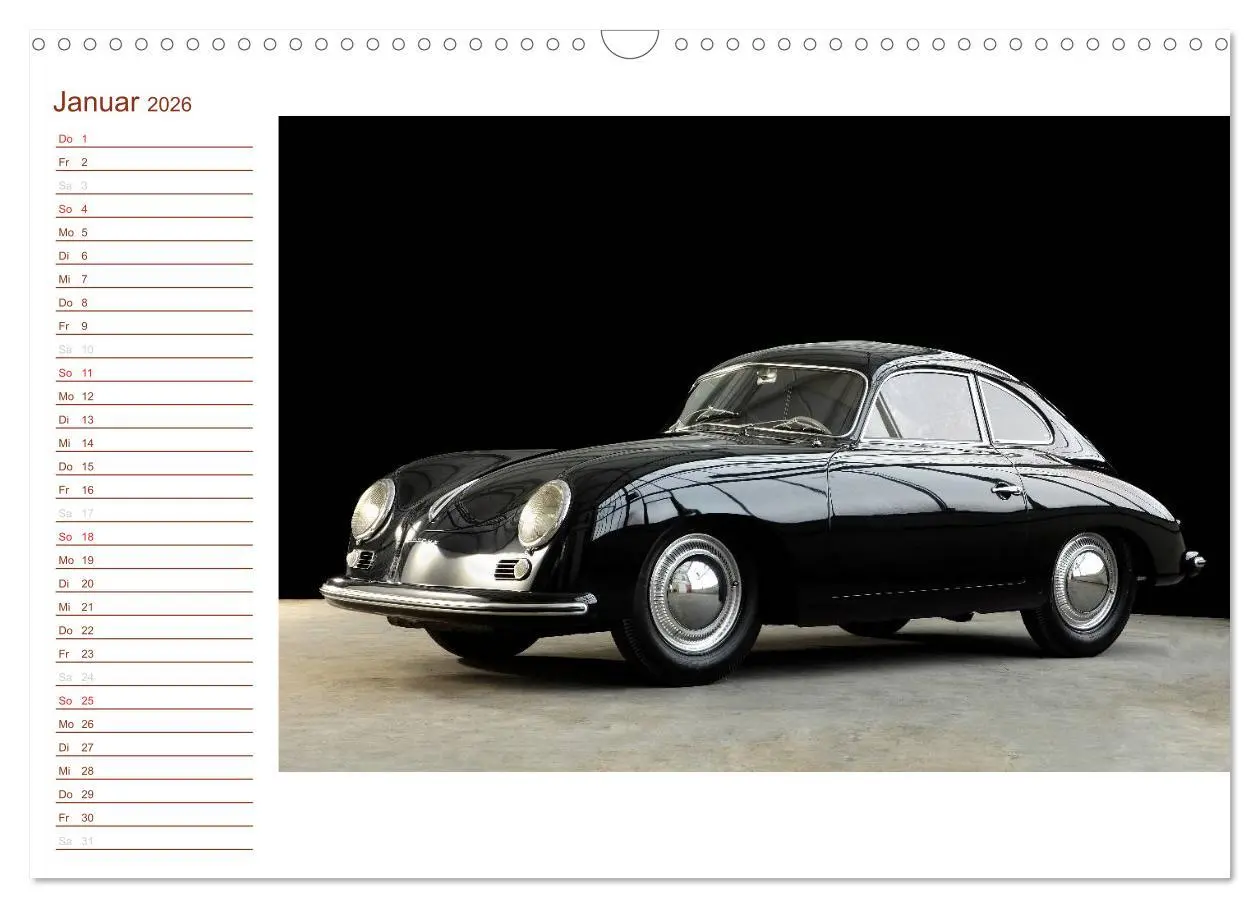 Bild: 9783516001587 | Classic 356 (Wandkalender 2026 DIN A3 quer), CALVENDO Monatskalender