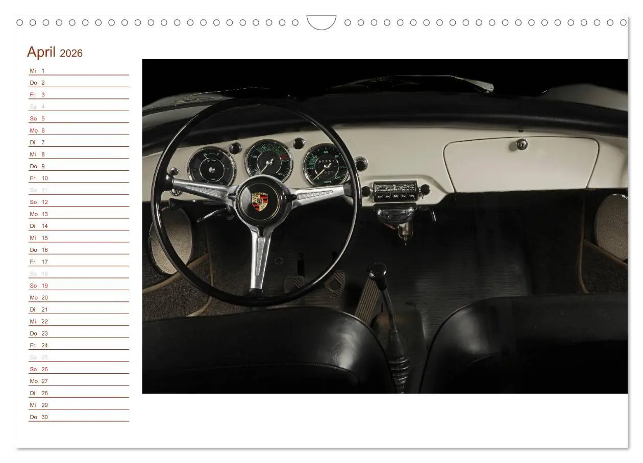 Bild: 9783516001587 | Classic 356 (Wandkalender 2026 DIN A3 quer), CALVENDO Monatskalender