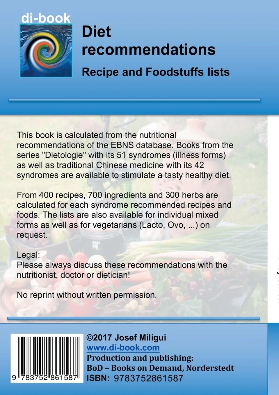 Rückseite: 9783752861587 | Nutrition during kidney cancer | E106 Nutrition during kidney cancer
