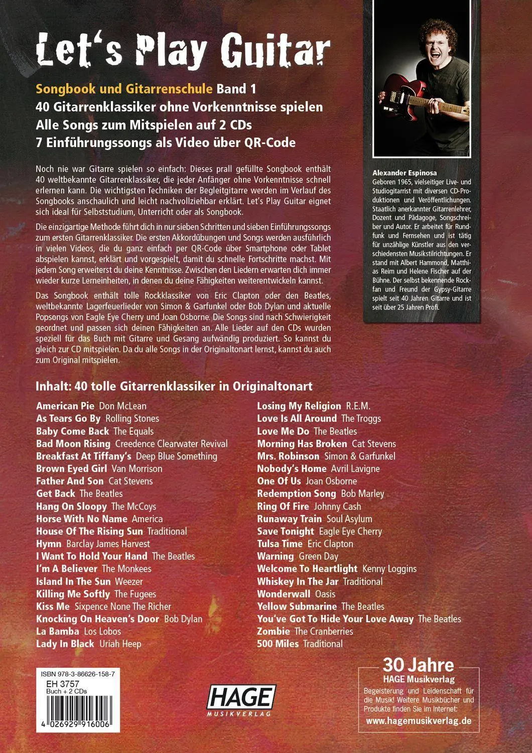 Bild: 9783866261587 | Let's Play Guitar | Alexander Espinosa | Taschenbuch | Spiralbindung