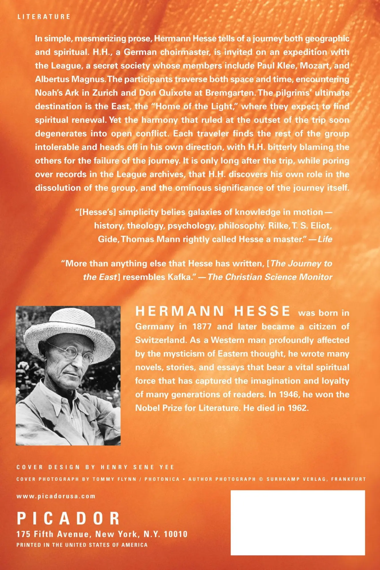 Rückseite: 9780312421687 | Journey to the East | Hermann Hesse | Taschenbuch | Englisch | 2003