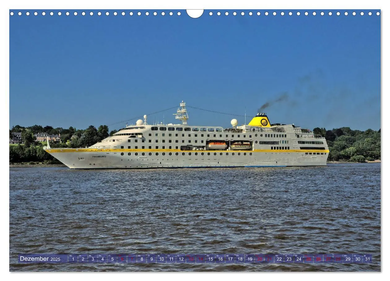 Bild: 9783435431687 | Kreuzfahrtschiffe zu Gast in Hamburg (Wandkalender 2025 DIN A3...