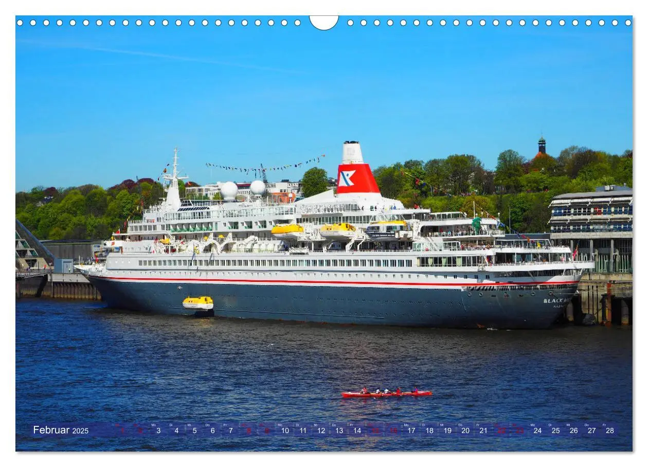 Bild: 9783435431687 | Kreuzfahrtschiffe zu Gast in Hamburg (Wandkalender 2025 DIN A3...