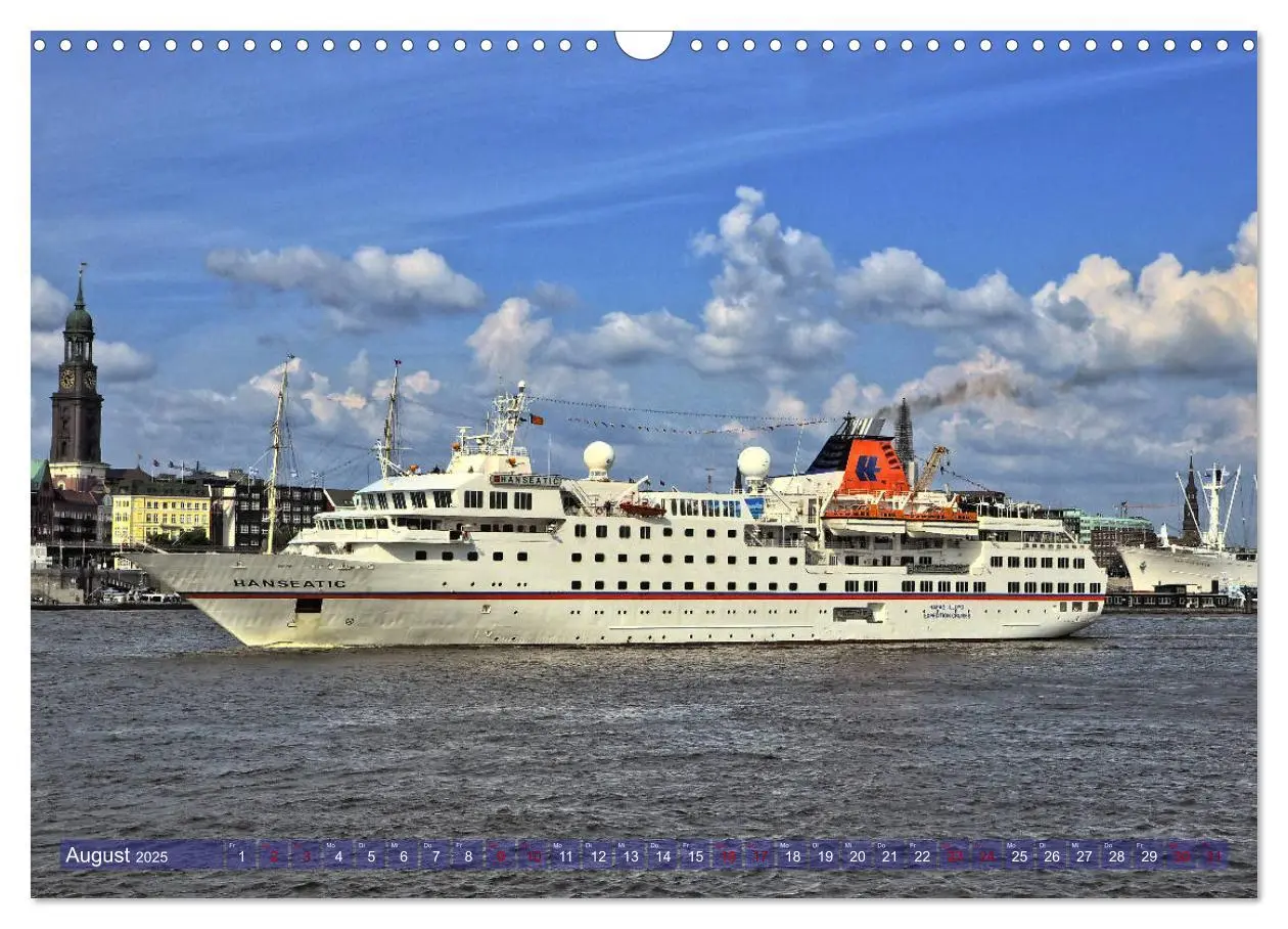Bild: 9783435431687 | Kreuzfahrtschiffe zu Gast in Hamburg (Wandkalender 2025 DIN A3...