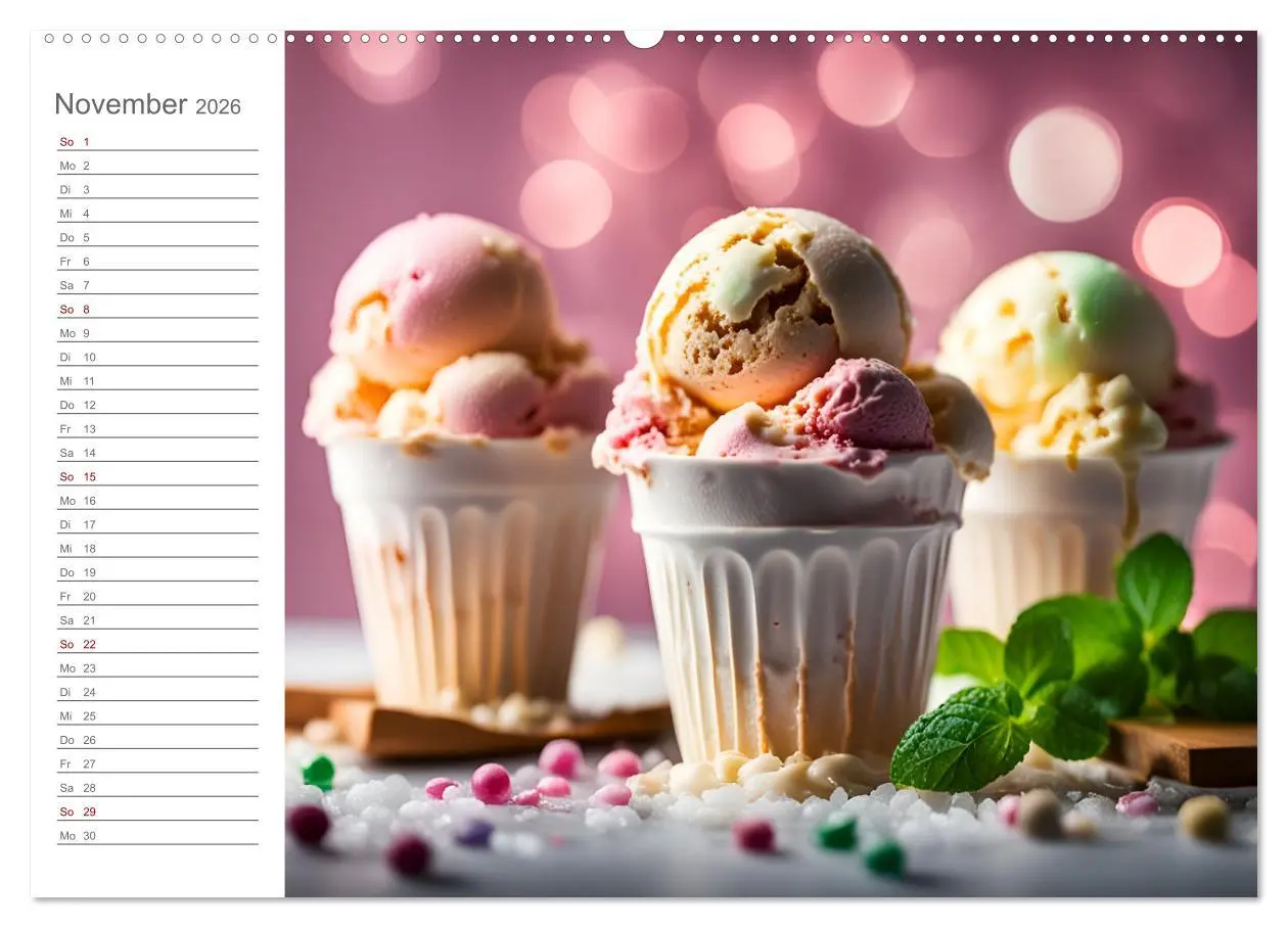 Bild: 9783457451687 | Köstliche Versuchung - Der zuckersüße Eiscreme Geburtstagskalender...