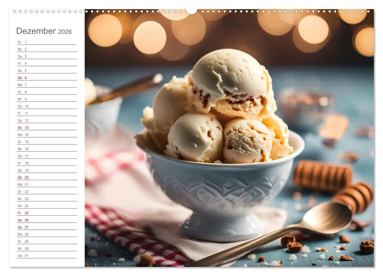 Bild: 9783457451687 | Köstliche Versuchung - Der zuckersüße Eiscreme Geburtstagskalender...