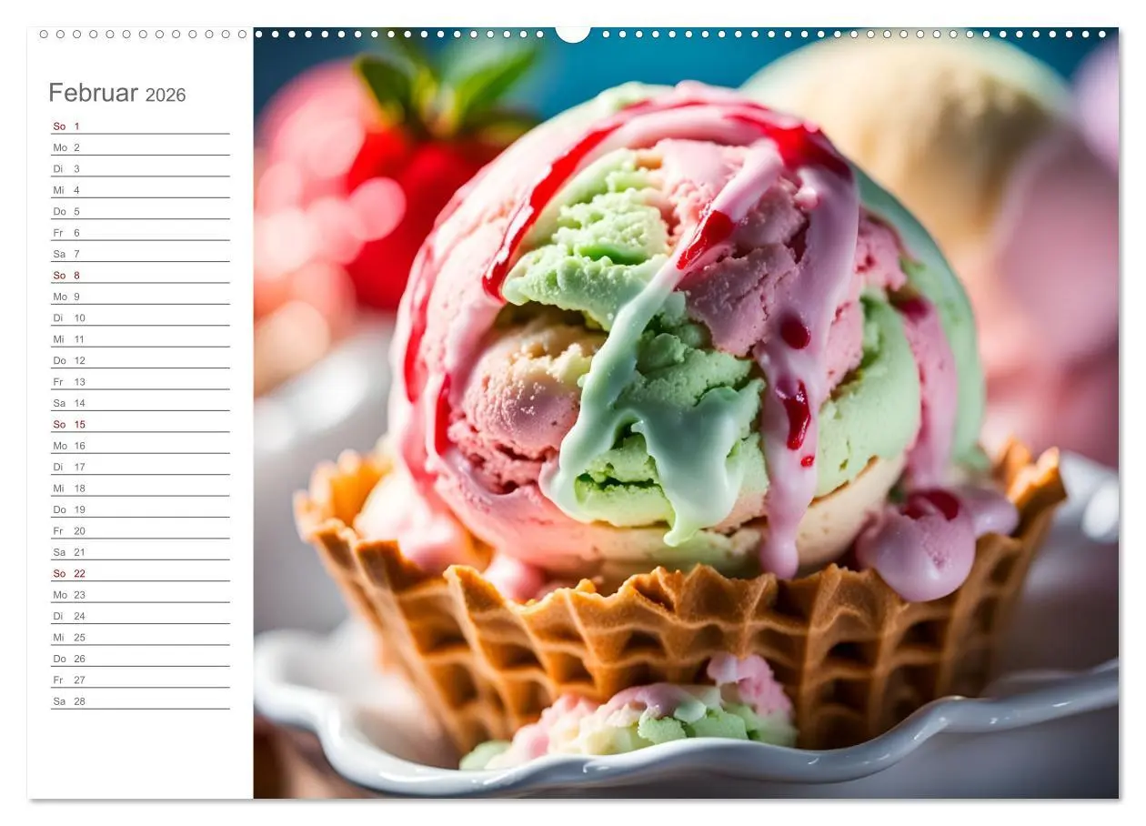 Bild: 9783457451687 | Köstliche Versuchung - Der zuckersüße Eiscreme Geburtstagskalender...