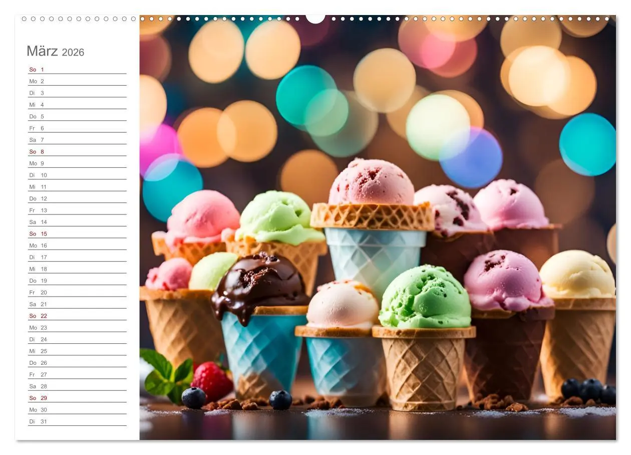 Bild: 9783457451687 | Köstliche Versuchung - Der zuckersüße Eiscreme Geburtstagskalender...