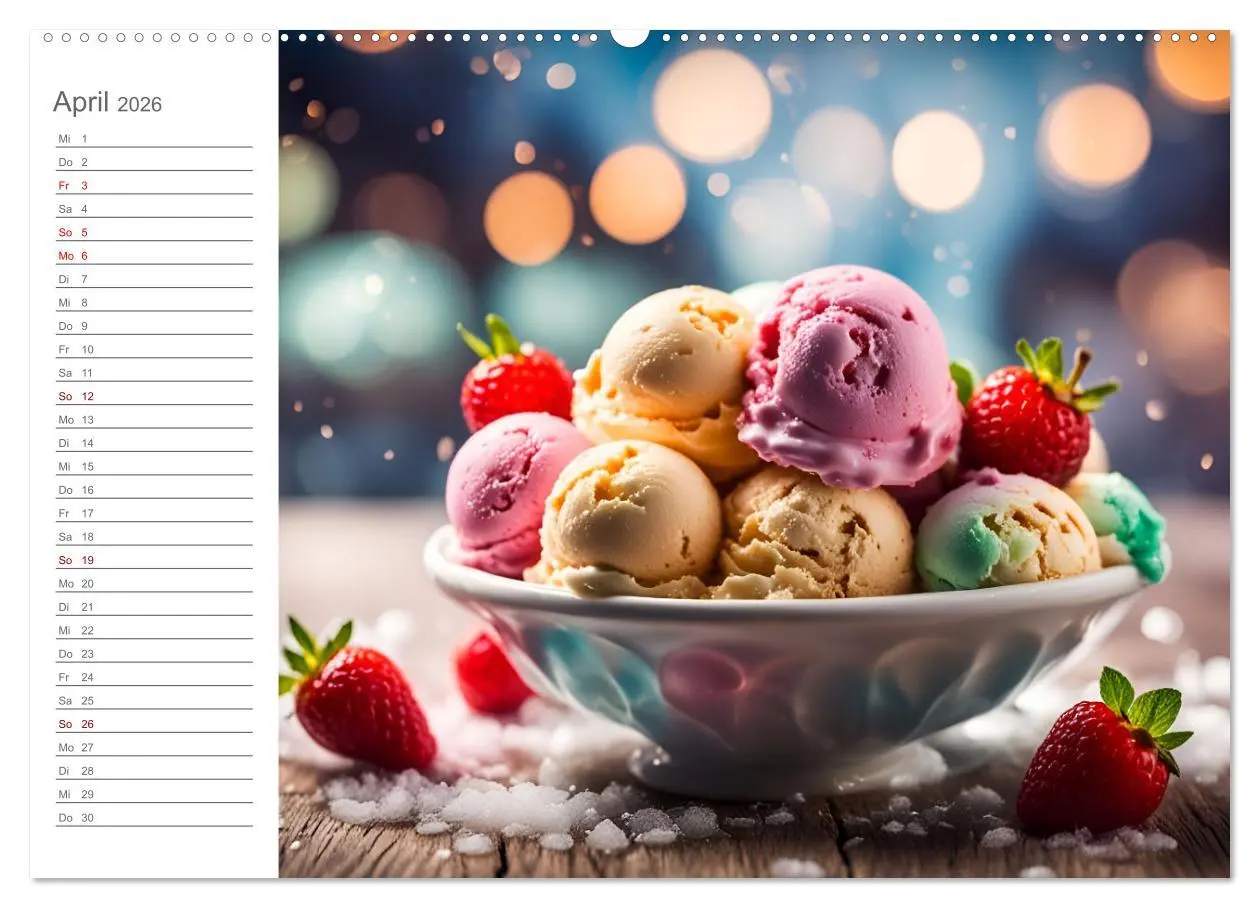 Bild: 9783457451687 | Köstliche Versuchung - Der zuckersüße Eiscreme Geburtstagskalender...