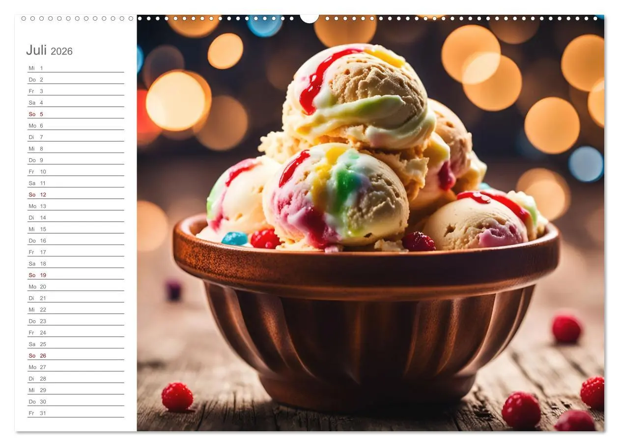 Bild: 9783457451687 | Köstliche Versuchung - Der zuckersüße Eiscreme Geburtstagskalender...